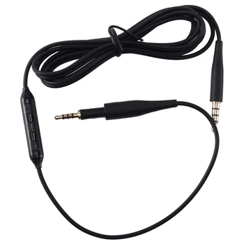 Преносимото Кабел, аудио кабел с Регулатора на силата на Звука с Микрофон за Слушалки AKG K430 K450 K451 K452 Q460 K480 JBL J55 J88 Черен