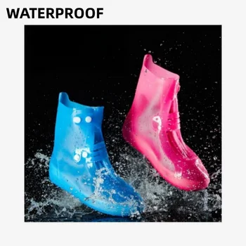 Градинска водоустойчива устойчива на плъзгане непромокаемая обувки за мъже и жени, за защита от дъжд, Износоустойчиви леки непромокаеми ботуши, протектори за обувки