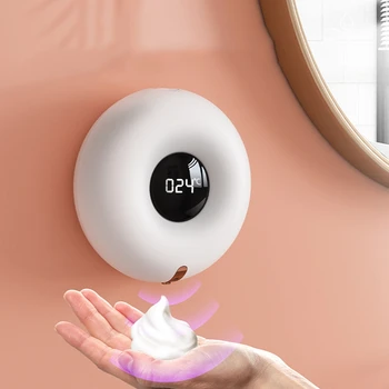 Автоматично дозиране система за Течен Сапун Безконтактен Сензор за Пяна За Измиване на Ръцете Спрей Стенни Ръчно Миене на USB Зареждане