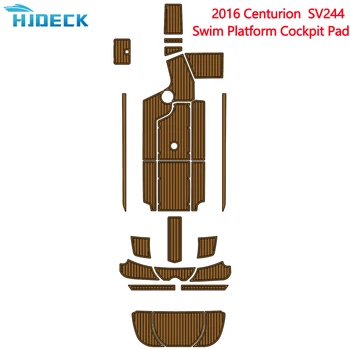 2016 Centurion SV244 Платформа за плуване, кокпит, подложка за лодки, пяна EVA, комплект от изкуствена тиково дърво, постелки за тяга, на палубата на яхта поръчка