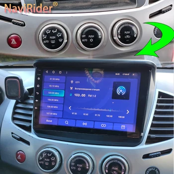8 + GB 128 GB AI Voice CarPlay Автомагнитола За Mitsubishi Pajero Sport 2 L200 Triton 2008-2016 Citroen C-Crosser GPS Мултимедийно Видео