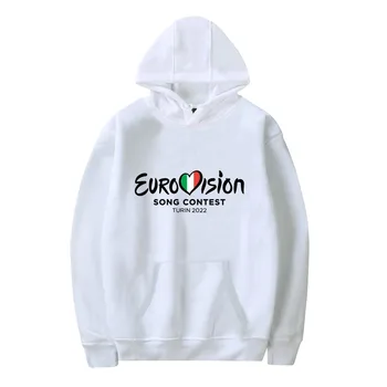 Hoody за Евровизия 2022 Унисекс с дълъг ръкав, мъжки Дамски hoody, дрехи за двойката в конкурса за песен 
