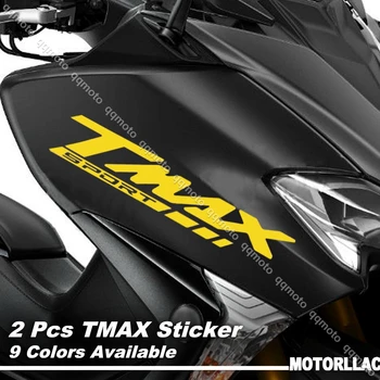 За YAMAHA TMAX 500 530 560 Tmax 530 Етикети за мотоциклети и скутери TMAX Етикети на обтекатели в предната лента, Водоустойчива Аксесоари