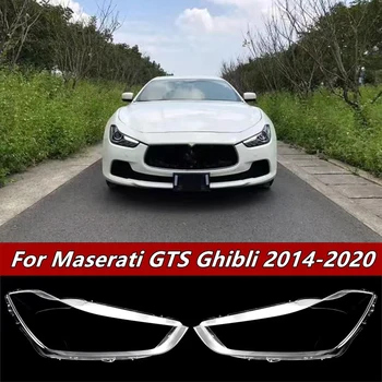 За Maserati GTS Ghibli 2014-2020 Покриване на предната Светлини Лампа Корпус Фарове Обектив Замени Оригинална Лампа От Плексиглас