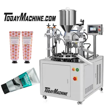 Автоматична машина за пълнене и запечатване на меките тюбиков за лосион, крем и паста за зъби