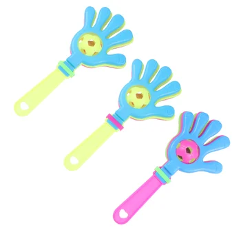Детски Пластмасови flappers за ръце Tofficu - 3шт. Шумоглушителей за партита и спорт (различни цветове)