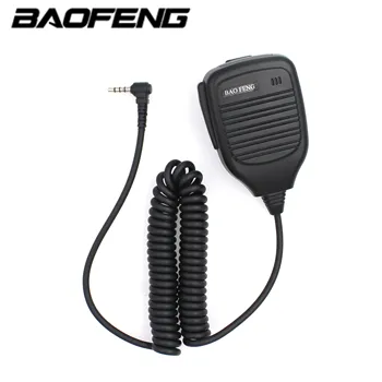 100% Преносима Радиостанция Baofeng UV-3R С Ръчен Микрофон, Говорител, Радио, Микрофон ПР С Аудиоразъемом 3,5 мм Аксесоари UV-3R