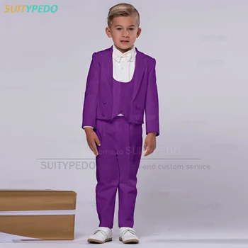 2023 най-Новият детски костюми за момчетата Официални събития Приталенные екипировки Снимка на рожден ден На поръчка Класически комплект, подходящ за деца