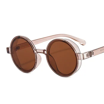 Imwete Модни Кръгли Слънчеви очила Луксозни Дамски Слънчеви очила в Ретро стил за Мъже Реколта Очила с UV400 Нюанси Улични Плажни Очила