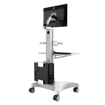 мобилна количка за медицински сестри количка за лаптоп количка за монитор стоматологичен количка
