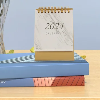 Настолен календар в 2024 година за Еднократна употреба, Настолен календар, Офис Малък Календар, самостоятелен Настолен календар