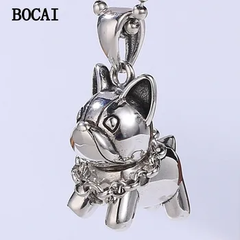 BOCAI 2023 Нов висулка във формата на сладко булдог от сребро проба S925