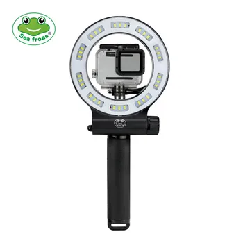 SL-109 30 LED Камера за Видео Околовръстен Лампа, 3 Режима на Водоустойчив 40 м Гмуркане Заполняющий Лампа за Спортна Екшън Камера GoPro Hero Yi 4K SJCAM