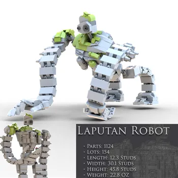 Нов Робот MOC The Laputan Robot Fit MOC-20801 Sky City-Модел на Робота Laputa, Строителни Блокове, Тухли, Детски Играчки 