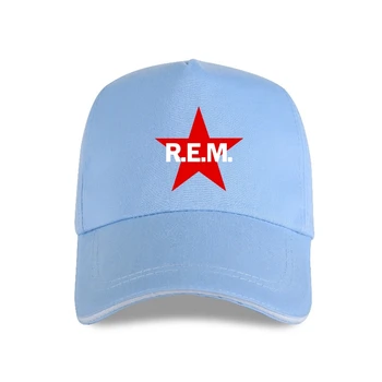 Нова мъжка черна бейзболна шапка военен рок-група REM R. E. M. Red Star размер от S до 3XL