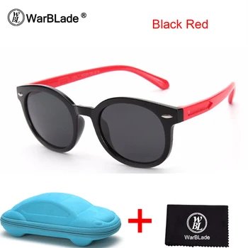 WarBLade Детски Поляризирани Очила Детски Летни Улични Очила TAC TR90 За Момчета И Момичета Polaroid Безопасни Слънчеви Очила С Футляром