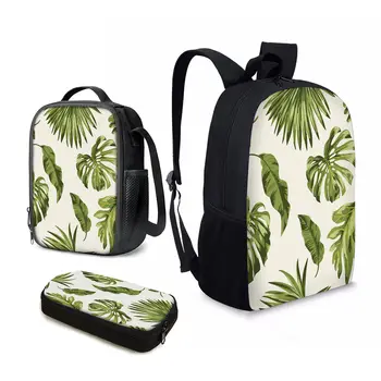 YIKELUO Green Palm Leaf Design 3шт. За Опаковане на подаръци за деца 