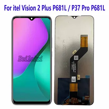 За itel Vision 2 Plus P681L LCD сензорен дисплей и цифров преобразувател в събирането за itel P37 Pro P681L Взаимозаменяеми аксесоар