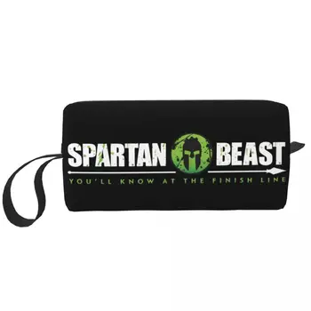 Пътна чанта за тоалетни принадлежности Sparta Spirit Spartan Race, модерен козметичен органайзер за грим, женски, определени за съхранение на козметика, калъф за набиране Dopp