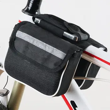 Удобна чанта за съхранение на велосипеди от висока якост, устойчив на натиск тъкан, чанта за горната част на колелото е с голям капацитет