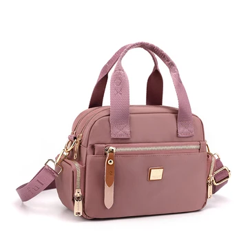 Високо качество на тъканта, женствена чанта през рамо Pretty Style Gilrs Shopping Crossbody Чанта Модни и ежедневни двупластова женствена чанта