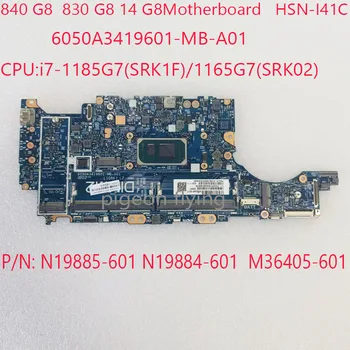 HSN-I41C 840 G8 дънна Платка 6050A3419601 N19885-601 N19884-601 M36405-601 за HP EliteBook 840 Г-8 830 G8 Светулка 14 G8 Процесор: i7