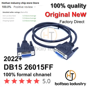 【1бр】 Промишлен кабел DB15 между мъжете и жените 15-пинов кабел за данни, 2 броя 15-пинови кабели последователно паралелен порт