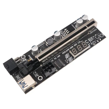 за карти Express Странично Card USB Кабел 6Pin PCI-E PCIE 1X X16 адаптер за Gpu Mini