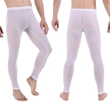 Дълги долни гащи Мъжки панталони Пижами Полиестер за джогинг Прозрачни Спортни Панталони управление на Всесезонной основа Дишащи и Удобни