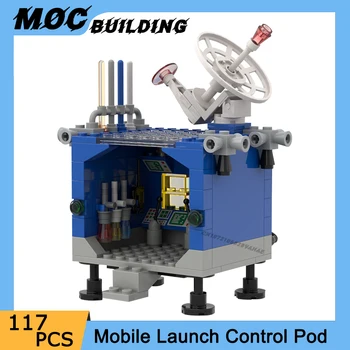 Градивните елементи на MOC, модел на модул за управление на мобилни стартирането на Сглобяване със собствените си ръце, Творчески идеи, Тухли, Забавни играчки за изследване на космоса, Подарък за деца