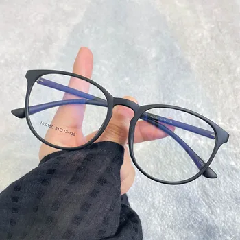 Очила EDDY За мъже И жени, Оптични лещи, Рамки за очила, очила Прозрачно син цвят със защита от светлина, Елитен марка