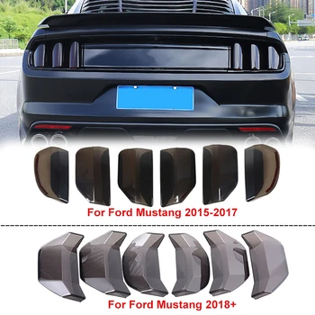 6 бр./компл. Дымчатая капак заден стоп на колата, тампон на задния фенер, украса за Ford Mustang 2015+