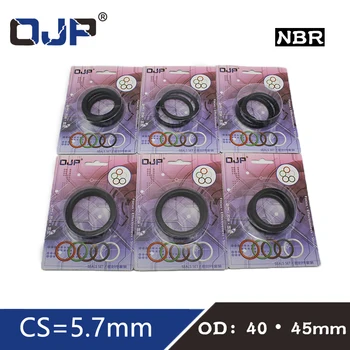 О пръстен Водонепроницаемое маслостойкое NBR о-пръстен от нитриловой гума в опаковка Дебелина на уплътнения CS 5,7 мм OD40 /45 мм