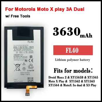  НОВА Батерия за Motorola Moto X play 3A Dual XT1543 XT1544 XT1560 XT1561 XT1562 XT1563 FL40 Взаимозаменяеми Батерия