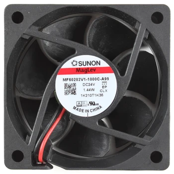 SUNON MF60202V1-1000C-A99 24 vdc 1,44 W 60x60x20 мм и две метални сървър вентилатор за охлаждане