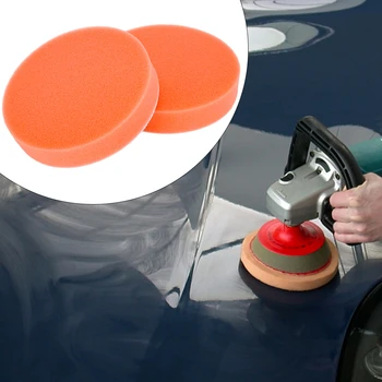 Електроинструменти Полировальный мат Почистващи Плоската гъба Оранжев цвят за полиране, миещи восъчни накладки за полиране кола маска