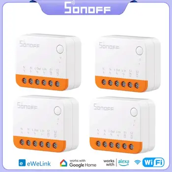 SONOFF MINIR4 Smart WiFi Switch 2-Полосное управление на Mini Extreme Smart Home Relay Подкрепа R5 S-MATE Voice Чрез приложение Алекса eWeLink