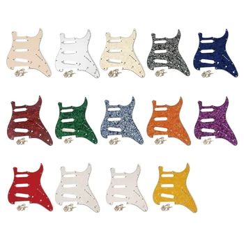 Тампон Strat с 11 дупки за замяна на стандартната китара Strat в модерен стил за да изчезнат