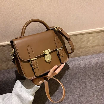 Дизайнерски дамски малка чанта-чанта от изкуствена кожа, висококачествени дамски чанти през рамо, дамски ежедневни чанти-незабавни посланици