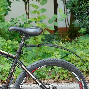 Пластмасов 1 комплект, Практичен разтегателен калник на задно колело за велосипед, лесна инсталация, на Предното и задното крило, трайно за колоездене