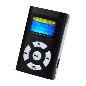 Преносим Спортен MP3 Плейър mini Lossless Sound Music Media Player Поддържа Карта Micro TF С LCD екран