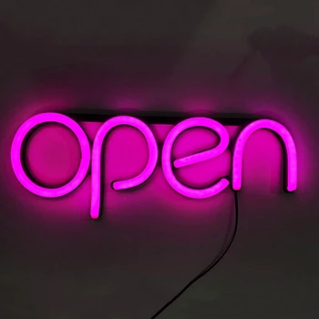 Откриването на магазин за led Отворено табела бизнес-магазин неонова реклама Рекламни лампа за Светлинно прозорец полилей мига надмощие