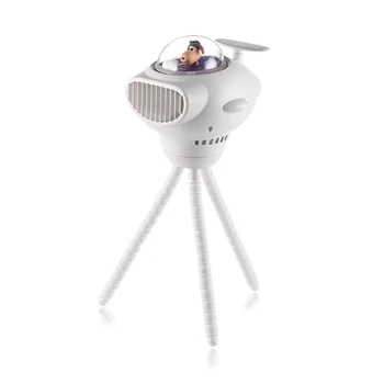 Сладък cartoony Преносим сейф вентилатор за колички, заряжающийся чрез USB, Електрически вентилатор охлаждане на въздуха, домашен Многофункционален портативен