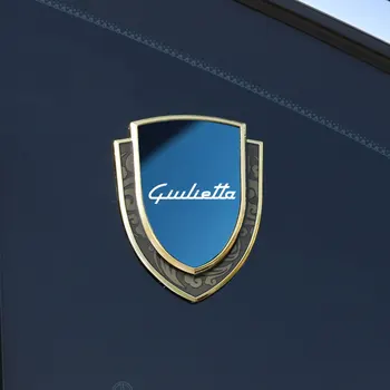Автомобили етикет, лого, страничната табела, на лого за стайлинг на автомобили, икона на стикер на прозореца на купето, аксесоари за автомобили Alfa Romeo Giulietta
