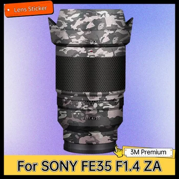 За SONY FE35 F1.4 ZA Стикер за корпуса на обектива Защитен стикер на кожата Винил фолио за защита от надраскване палто