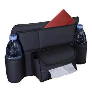 Джоб за съхранение в колата, чантата за съхранение в колата, голям капацитет, С множество джобове, държач за автомобилната чанти Между седалките За организатор на задната седалка на автомобила