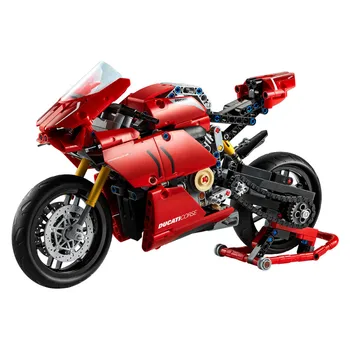 Технология На Мотоциклет Градивните Елементи На Ducati Moc 42107 Модел На Локомотив Ръчна Група Тухли Сложно Сглобяване На Играчки Детски Подарък