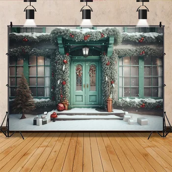 Коледна украса SHUOZHIKE, фонове, за снимки, Конфетный къща декорация за всекидневната, на фона на фото студио за рожден ден, QS-31