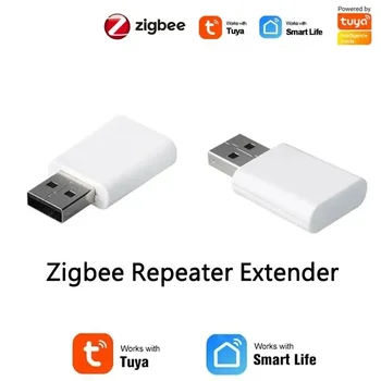 Усилвател на Сигнала на Hristo Zigbee Укрепването на стените на ZigBee Gateway Устройство За Умен Дом Безжичен Смарт Ретранслатор Zigbee USB приемник