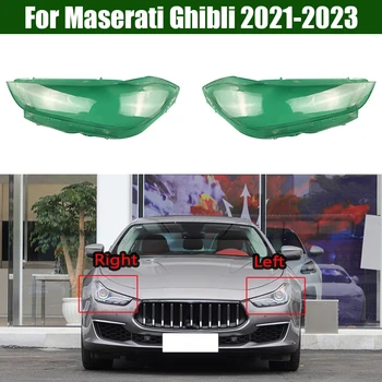 За Maserati Ghibli 2021 2022 2023 Прозрачен Капак Фарове Лампа на Корпуса на Лампата от Плексиглас Заменя Оригиналната Леща